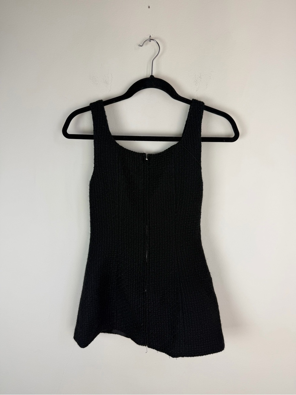 NWT Majorelle Danna Top in Black Tweed Floral Appliqué Size XS - Picture 7 of 10